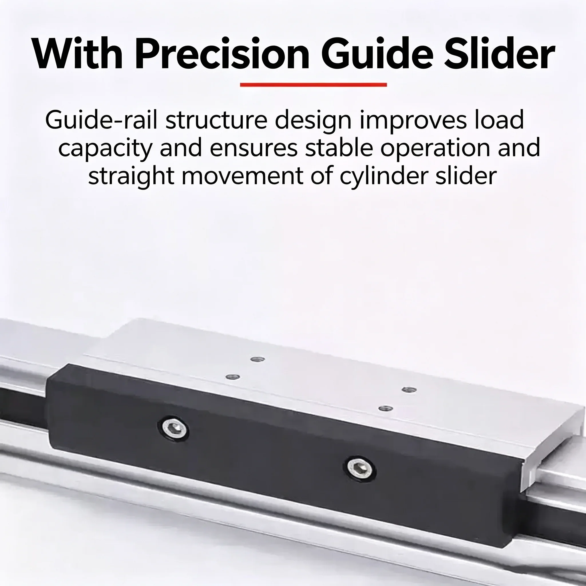 DGC Guide Type Mechanical Air Pneumatic Rodless DGC 18/25/32/40-G-PPV-A Straight Stroke Actuator Mechanical rodless cylinder