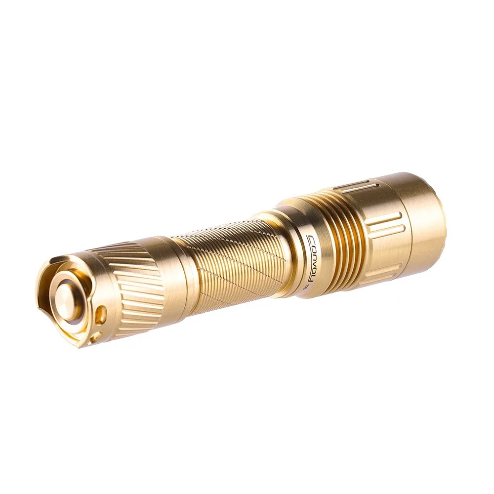 Convoy T6 Brass EDC Flashlight Mini Torch Light