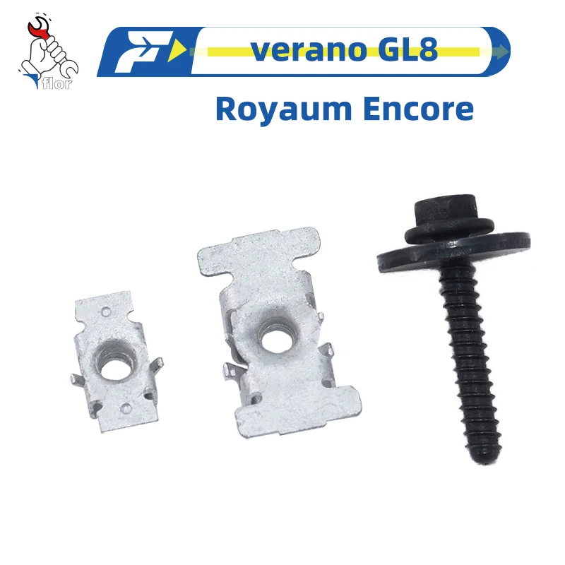 10pcs Fixing Screws For Buick verano GL8 Royaum Encore envision GL6 Enclave Engine Chassis Guard Screw And Buckle