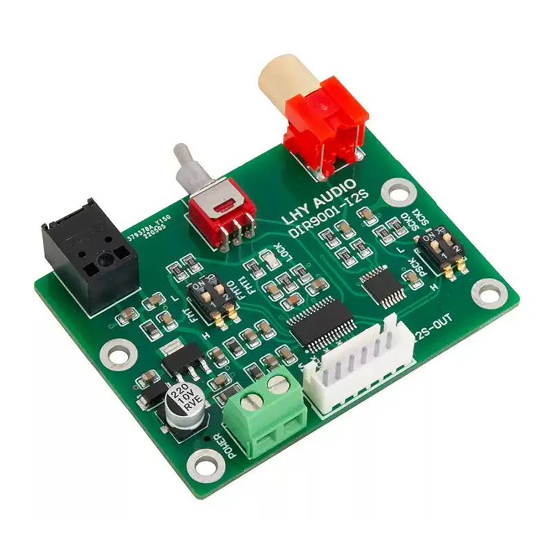 Placa convertidora de módulo Hifi DIR9001 para amplificador de Audio doméstico DAC DIY SPDIF a I2S IIS salida coaxial/Opt recepción 24 bits 96KHz
