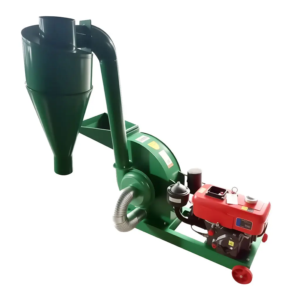 

Electric or Diesel Powered Feed Hammer Mill Corn Maize Grinding Crusher Corn Milling Machine 1000kg/h for Farm