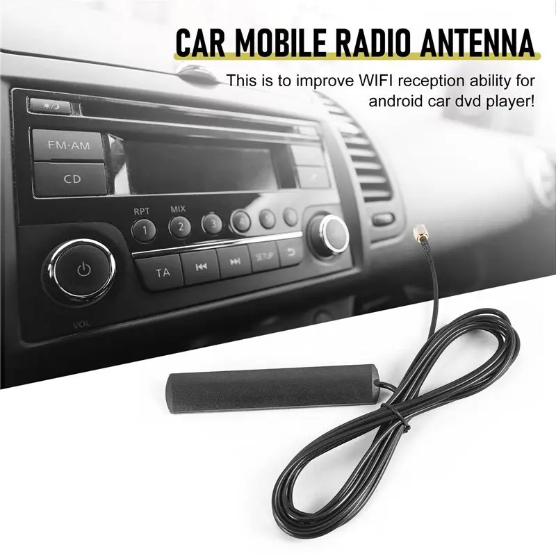 SMA DAB Antenna Air Amplifier Cable LTE 3G 4G GSM Internal Connection ROSCA Adaptor 900/1800/2100 MHZ 3DBI 3-5V