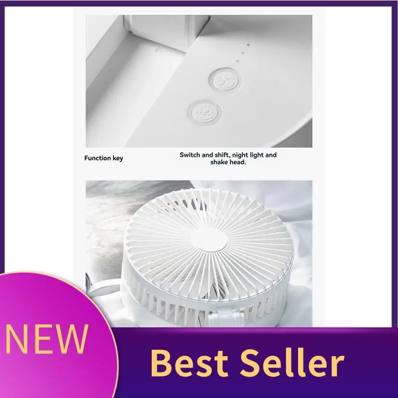 

Portable Versatile 4-Season Fan Withflexible Wireless Folding Wall Hanging Year-Round Comfort B