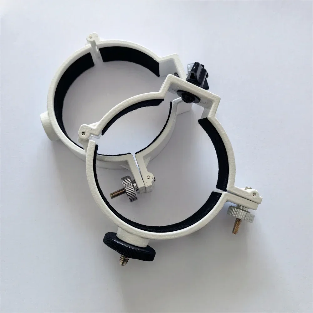 Metal Astronomical Telescope Ring Clamps Pipe Hoop Compatible with Celestron 80EQ 80DX 90EQ 90DX Telescope Accessories
