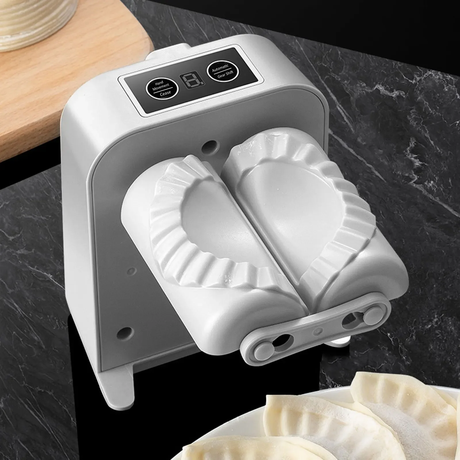 

Automatic Electric Dumpling Maker Artifact DIY Machine Mould Pressing Dumpling Skin Manual Mould Rechargeable Kitchen Gadget