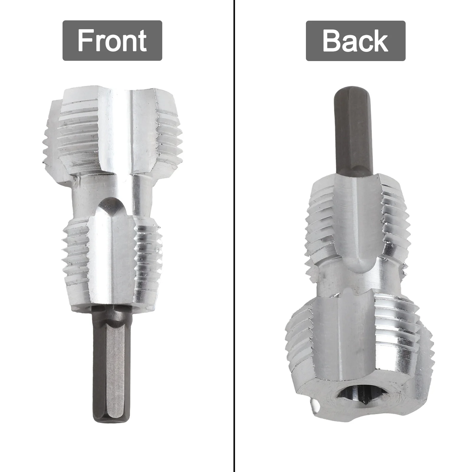 فتاحة مياه 4 نقاط PPR فتاحة أنابيب المياه مهام السباكة تصميم مزدوج الأطراف بناء خفيف الوزن للحفر الكهربائي اليدوي #6