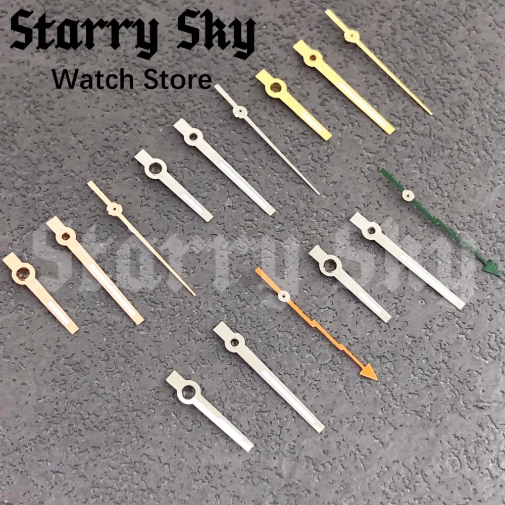 Starry Sky Silver/Gold/Rose Gold DJ Style Watch Hands With Green Luminou Suitable For RONDA 515 Quartz Movement ﻿Watch Accessory