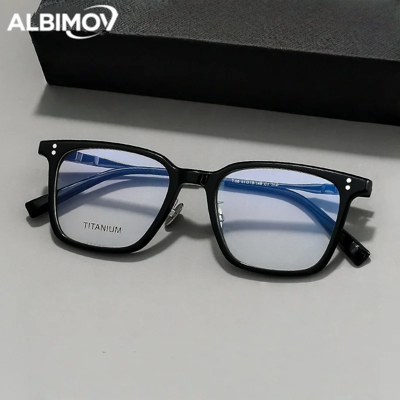 

Очки для чтения с большим размером оправы, титановые, с фотохромными линзами RX, высокий индекс преломления