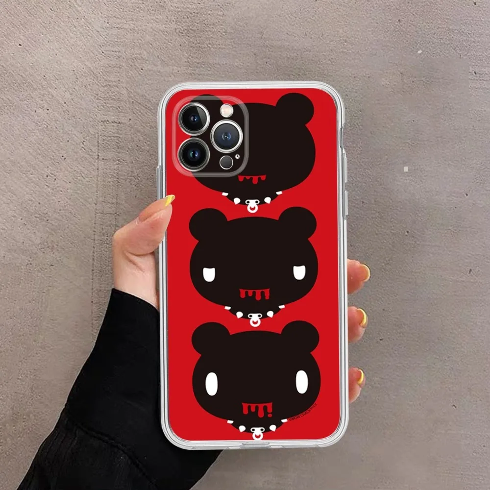 Gloomy Bear Phone Case For iPhone 15 14 11 12 13 Mini Pro XS Max Cover 6 7 8 Plus X XR SE 2020 Funda Shell
