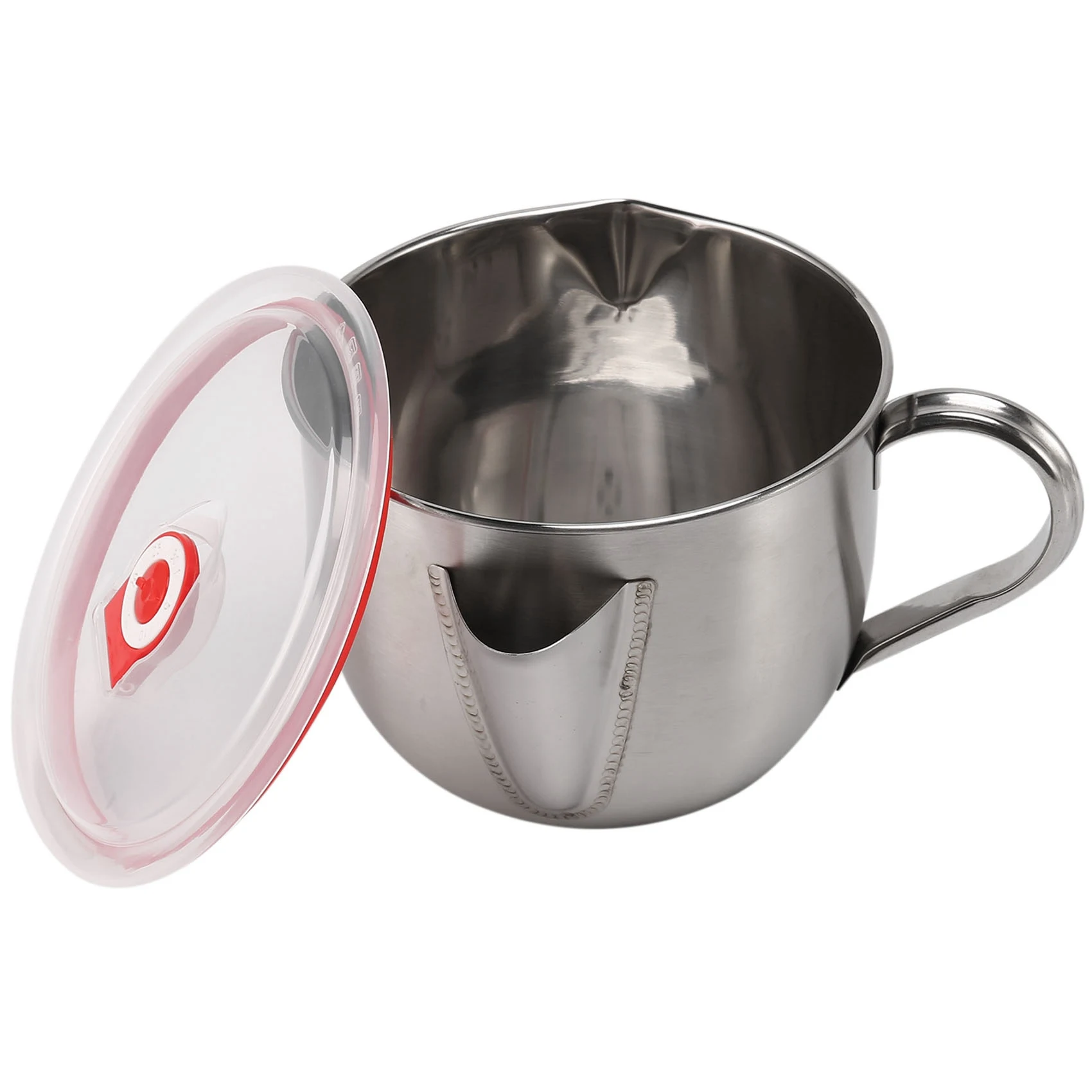 A36T-1000Ml Multifunction 304 Stainless Steel Gravy Oil Soup Fat Separator Grease Oiler Filter Strainer Bowl Kitchen Cooking Too