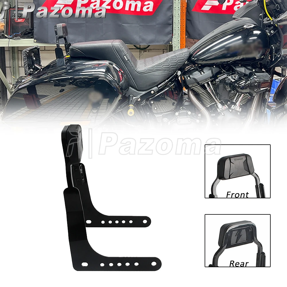 

Passenger Back Reat Set Pad Motorcycle Rear Sissy Bar For Harley Softail M8 Sport Glide FLSB Low Rider 117 FXLRST FXRST PAZOMA