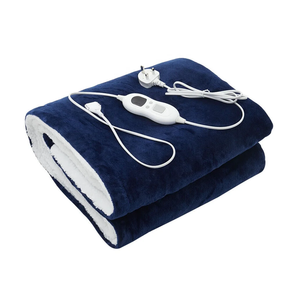 

2025 Fast Heater 50x60" Warm Electric Heated Throw Blanket Single Bed Electric Heating Blanket for Winter