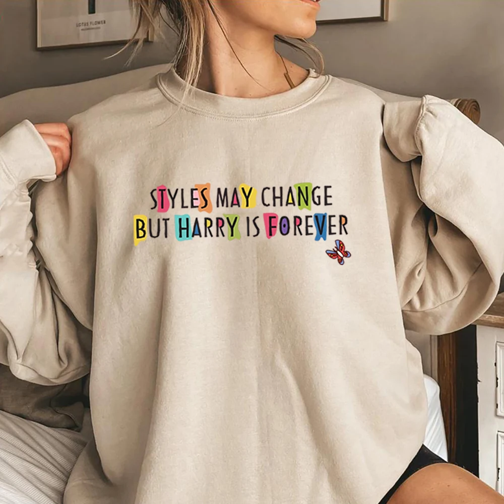 

Harry Is Forever Sweatshirt Retro 90s Y2k Merry Christmas Hoodie Love on Tour Sweater As It Was TPWK Xmas Tops Gift for Fans