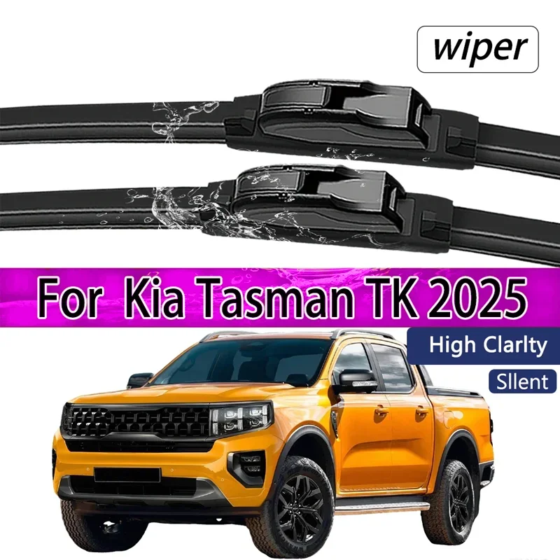 

For Kia Tasman TK 2025 Front Windshield Wiper Blades 2pcs Windscreen Window Accessories