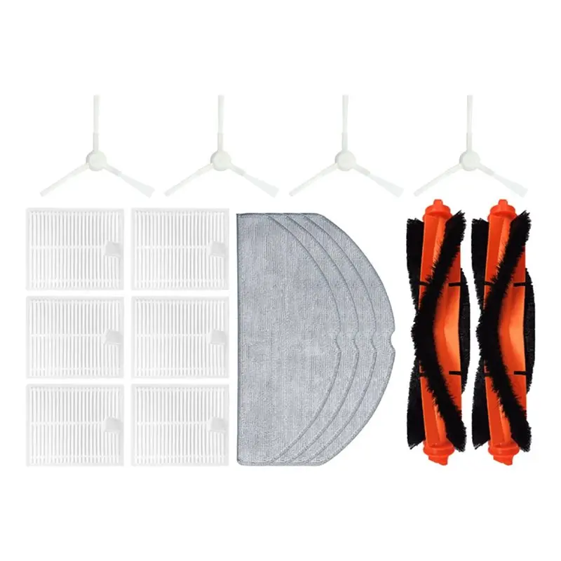 

【KITCHEN GADGET】Replacement Hepa Filter Main Side Mop Cloth For Robot Vacuum S20/D106 Accessories Parts