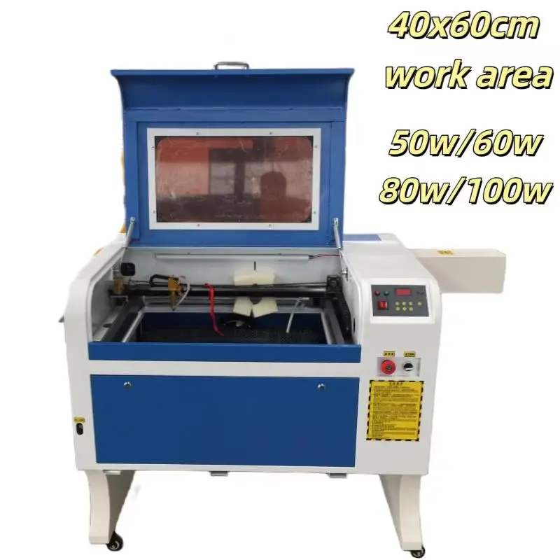 2024 New Machine 4060 Laser Engrave Machine Laser Power Optional 50w/60w/80w/100w nonmetal Engrave And Cutting Wood Plastic