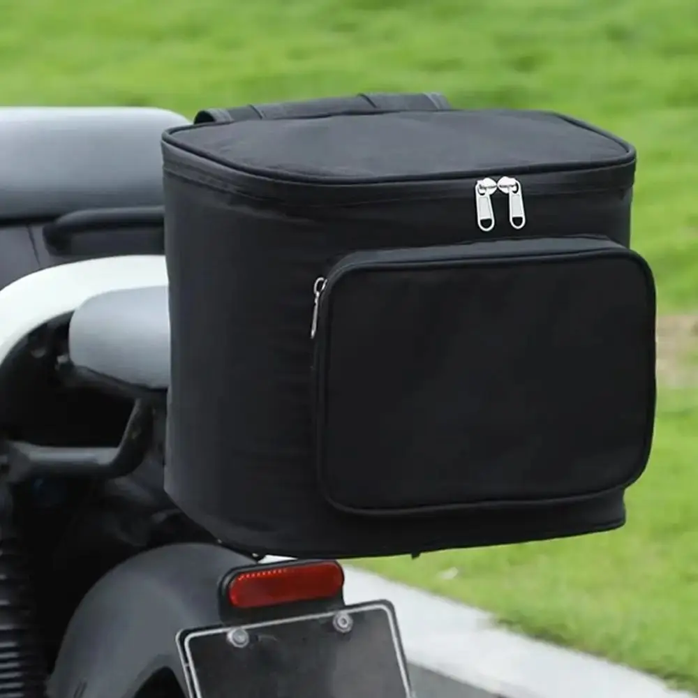 أكسفورد القماش دراجة نارية حقيبة التخزين مقاوم للماء متعددة الوظائف مسند الظهر حقيبة للحمل سعة كبيرة حقيبة تخزين السيارة