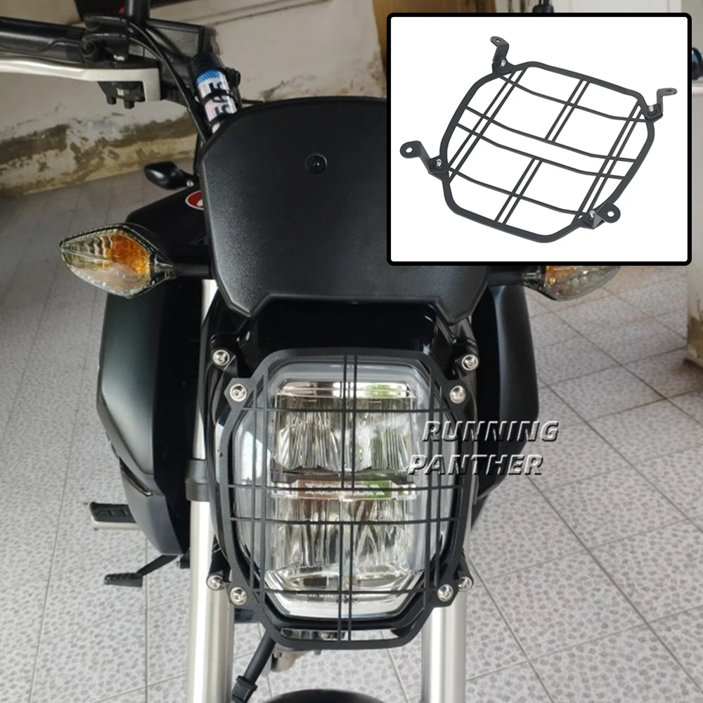 For Honda H2C MSX GROM 2020 2021 2022 Accessories Motorcycle Headlight Guard Head Metal Grill Cover Protectors H2C Msx Grom