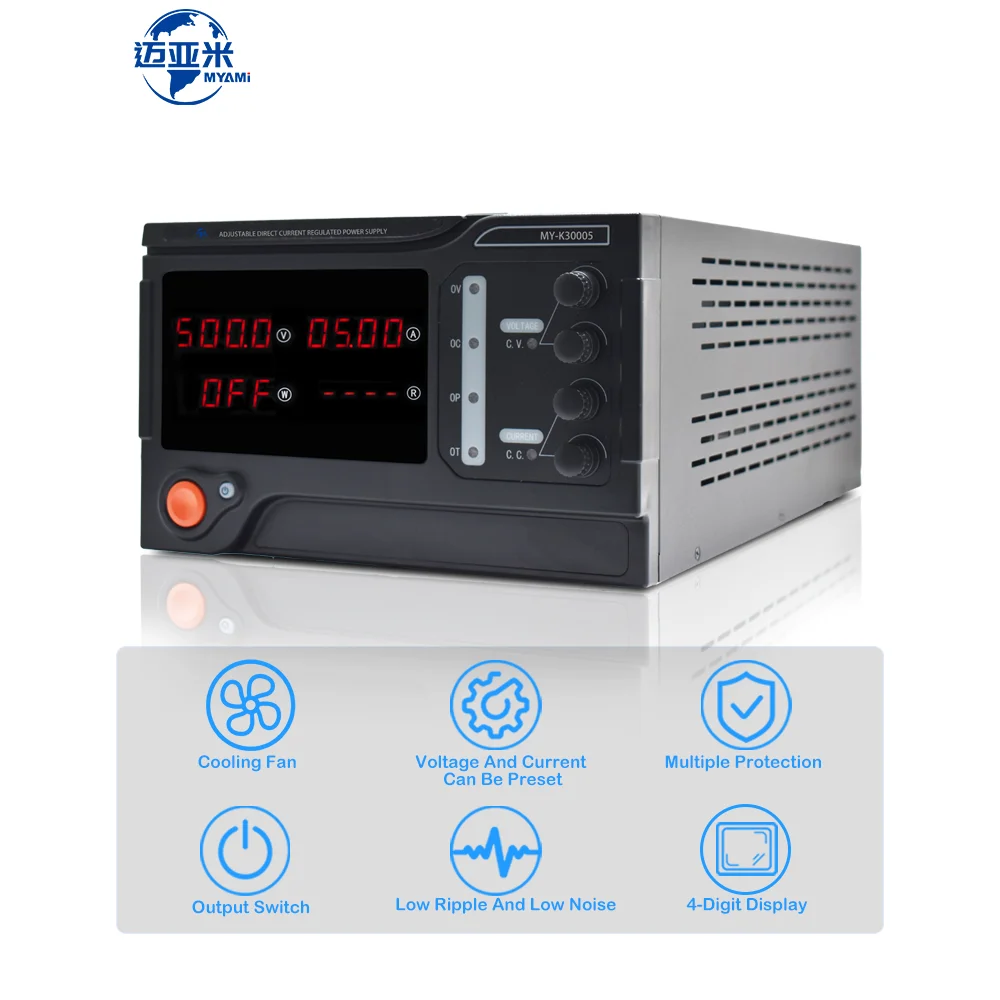 Laboratory adjustable Output 1800W 600V 3A with 4 digital dispaly Lab grade ﻿dc power supply