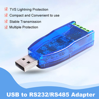 USB Apdater USB to RS485 RS232 Converter Upgrade Protection USB Converter Standard Board for Win 8/10 Linux Mac Vista/Linux/Mac