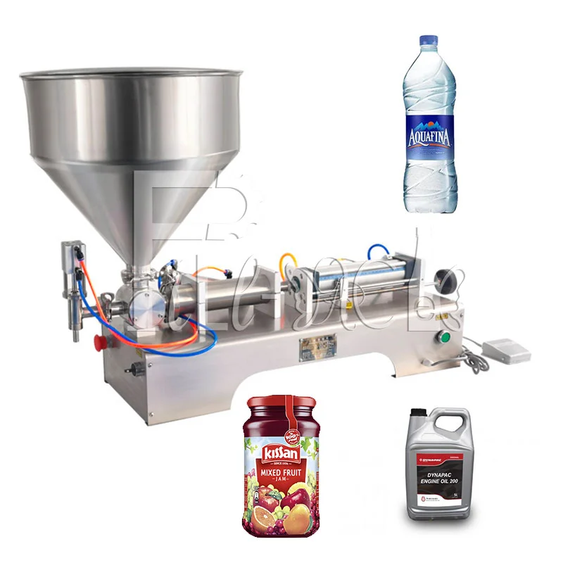 Semi-Automatic Honey Pneumatic Filling Machine/Equipment/Water/Liquid/Condensed Cans/Sauce Device