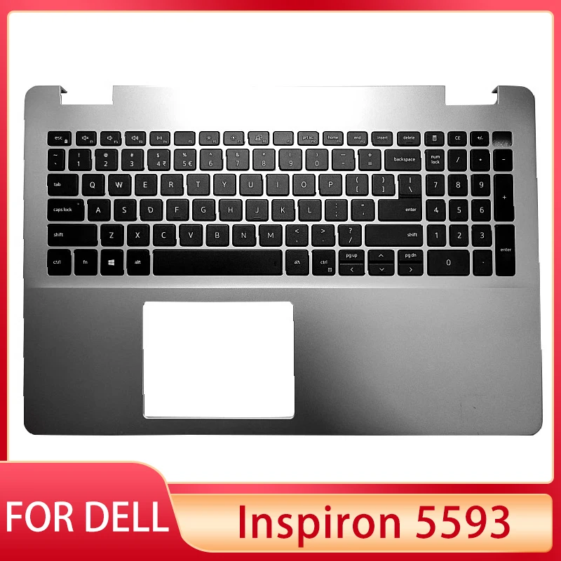 NEW For Dell Inspiron 5593 07G0RN Laptop US Keyboard With TYPE-C Palmrest Upper Case