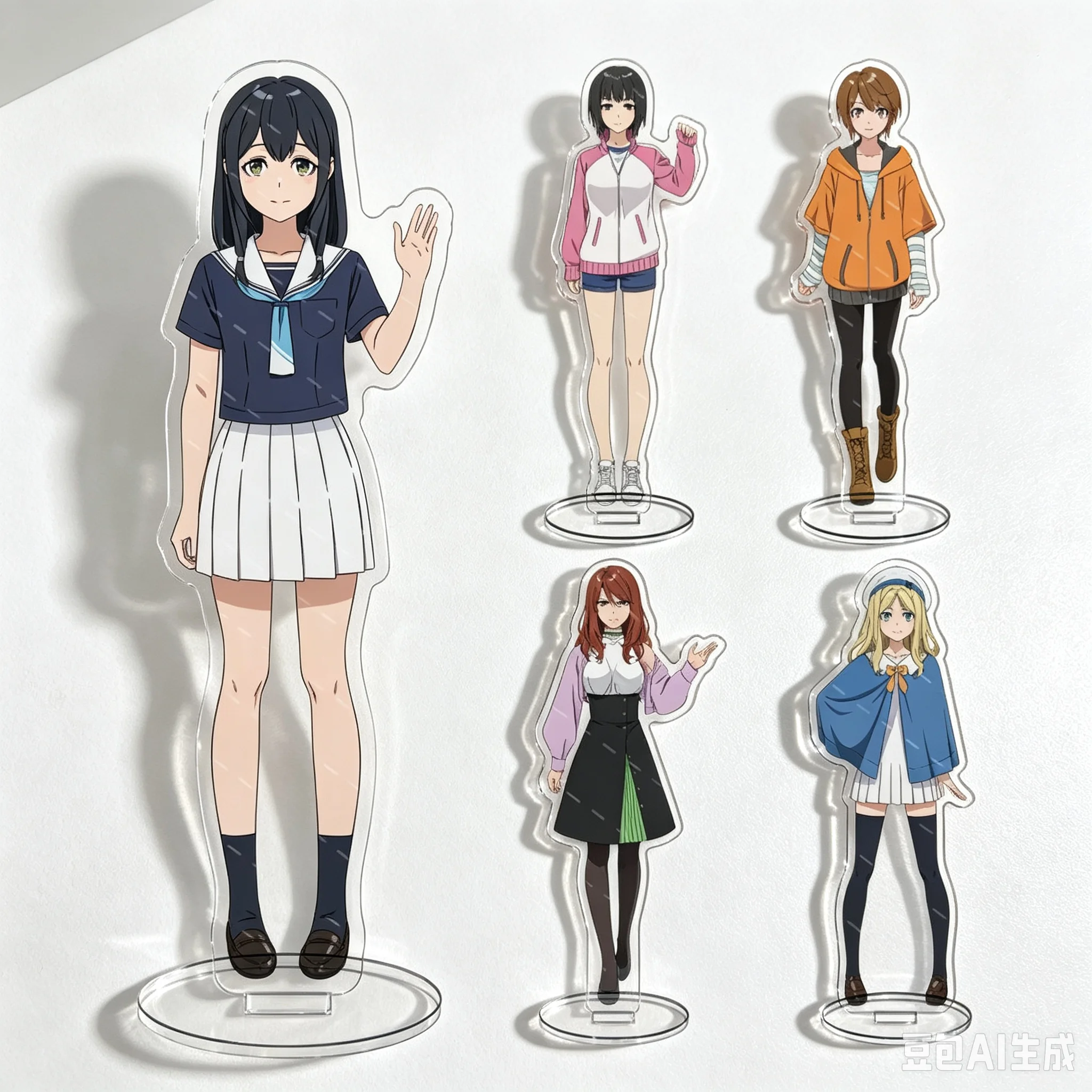 15cm Anime A Certain Item of Dark Side Acrylic Standing Sign Board Bedroom Decoration Animation Peripheral Fans Gifts  Keychains