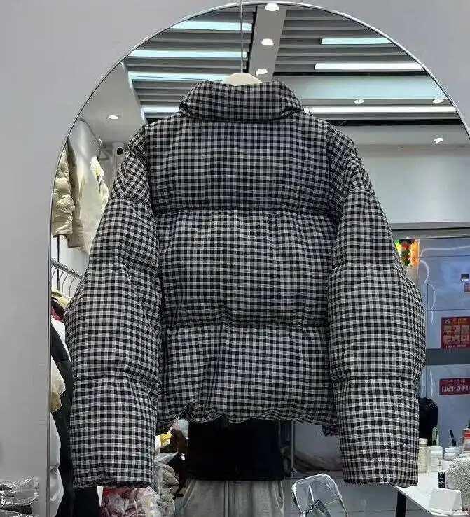 

Parkas Womens Girls Winter Polyester Wadding Sided Snap-Button Stand-Collar Extended High-Grade Office Formal Lady'S Business OL