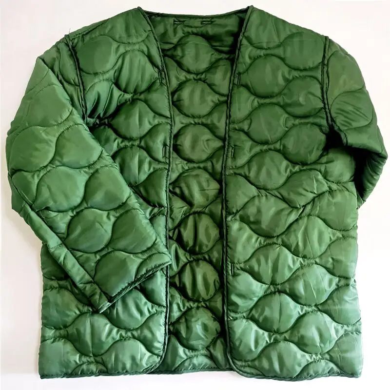 

Men's Military Version M65 Jaet Inner Thermal Cotton Vest Winter Special Use Outerwear Loose Fit Long Sve round Ne