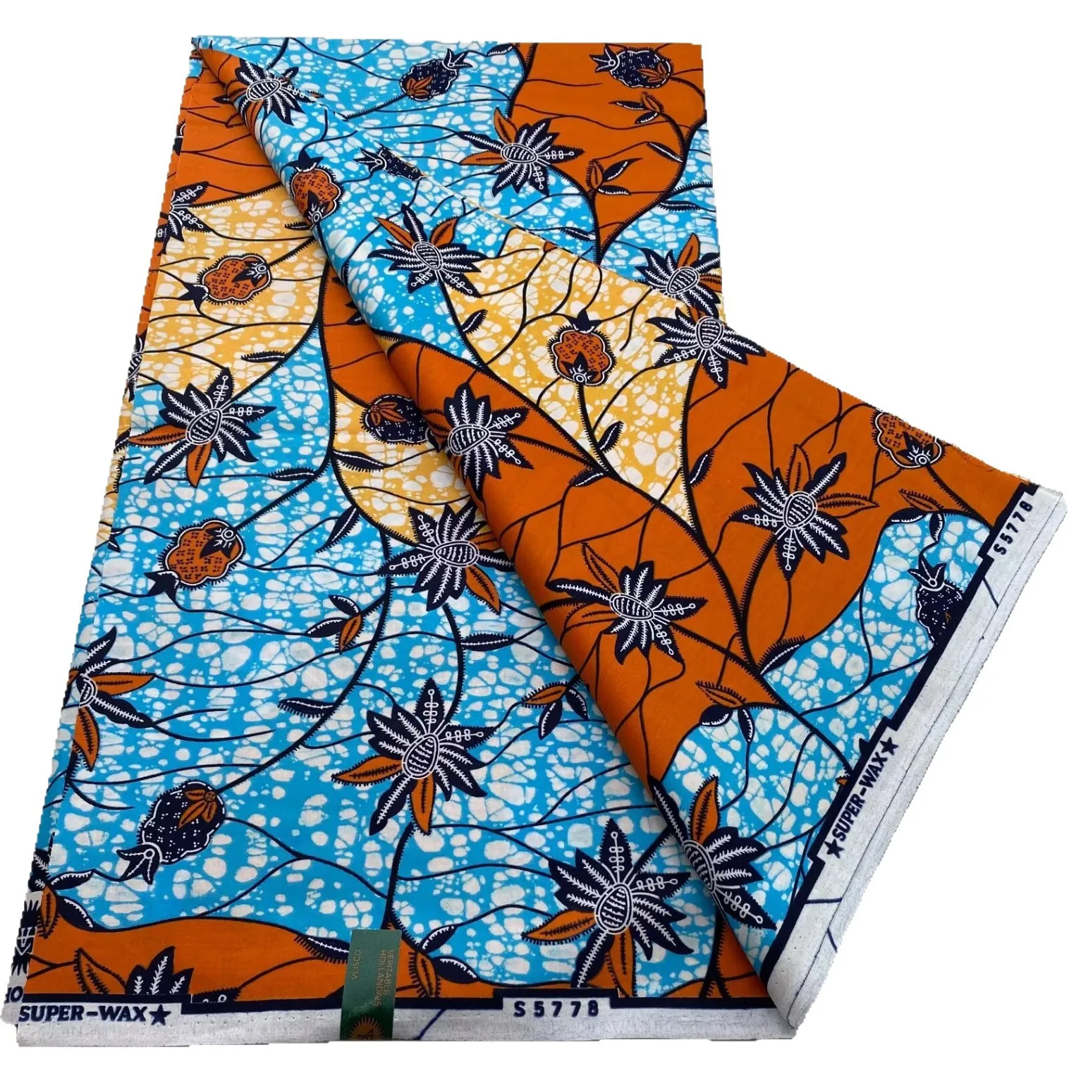 Groothandelsprijs Gegarandeerd Afrikaanse Super Wax Echte Stof Nieuwe Hoge Kwaliteit Echte Ankara Nigeria Wax Vrouwen Stijl Jurken Tas
