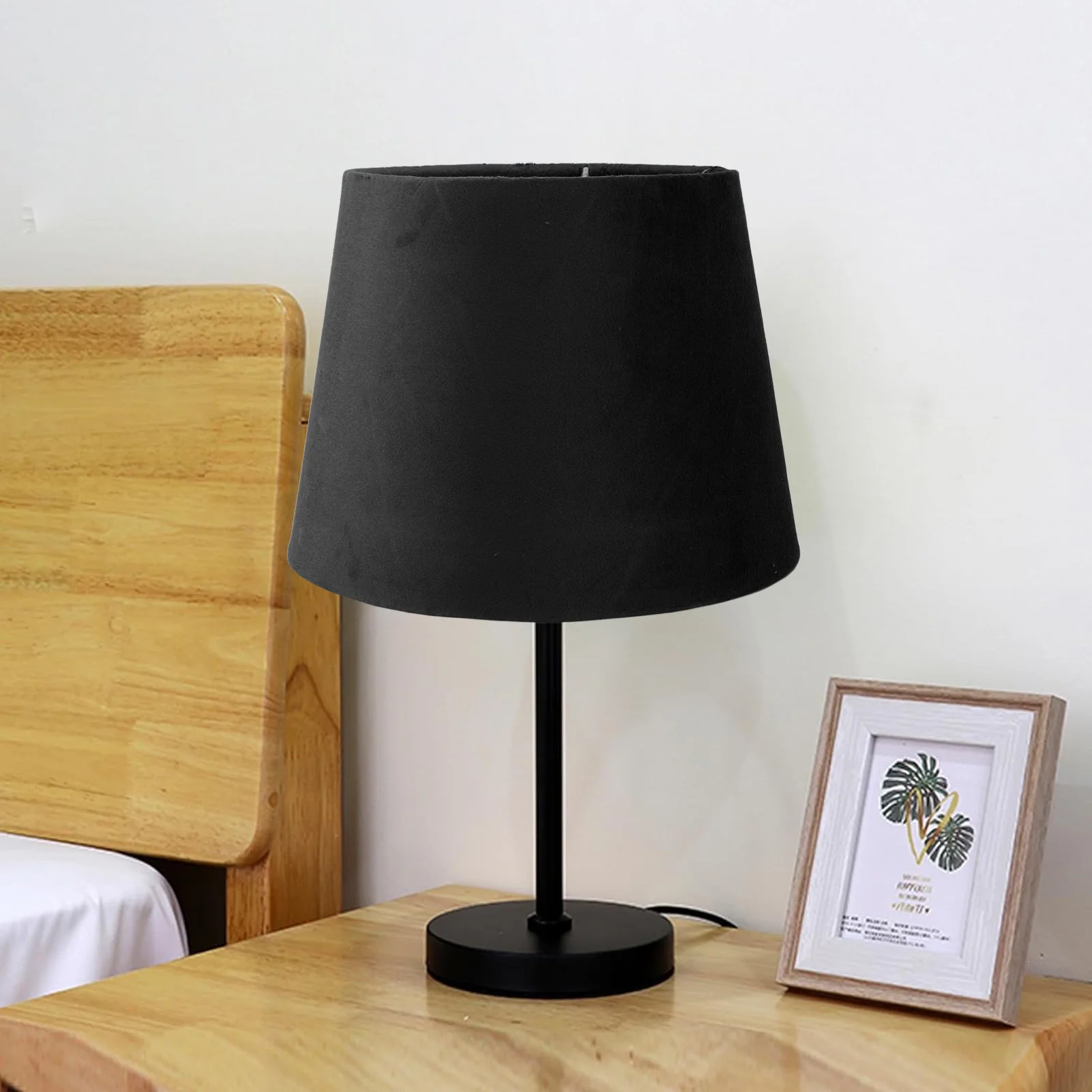 

ZK30 Small Lamp Shade Fabric Lampshade for Table Floor Light E27 E14 Dual Use Hand Crafted Conical Lamp Shade