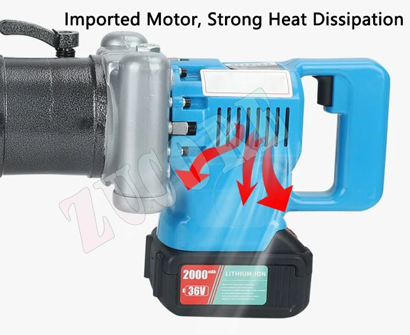 Electric Hydraulic Cable Cutter JP-105C Li-battery Portable Copper Aluminum Armored Cable Cutting machine Quick Cable Scissors