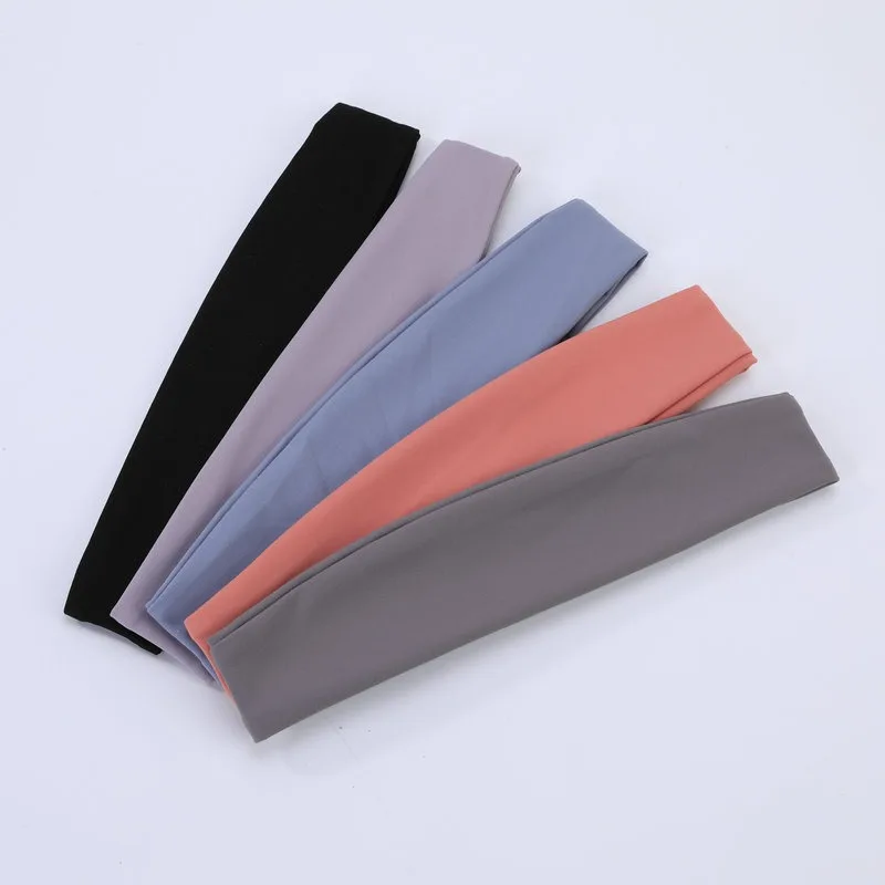 

Wide Sports Headband Men Women Gym Running Yoga Hair Bands Sweatband Stretch Elastic Outdoor Cycling Badminton Tennis Headwrap