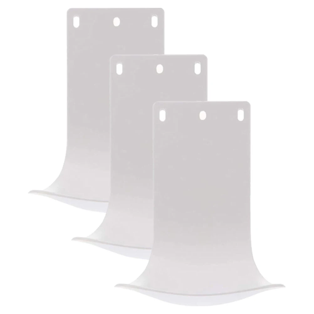

3 Pcs Dispenser Drip Tray ABS Bathroom Chrome Sanitize Dispenser Tray Laundry Detergent Catcher Wall Floor Protector