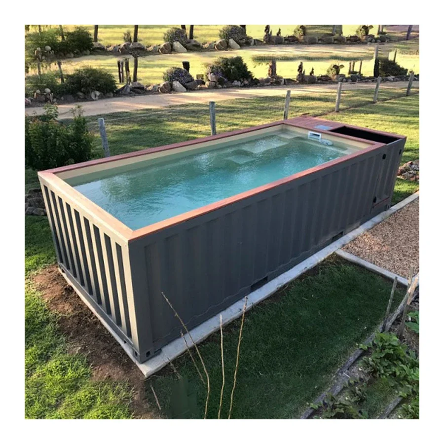 Fiberglass Non-rusting And Durable Container Plastic-wood Marine Above-ground Homestay Customizable Container Swimming Pools