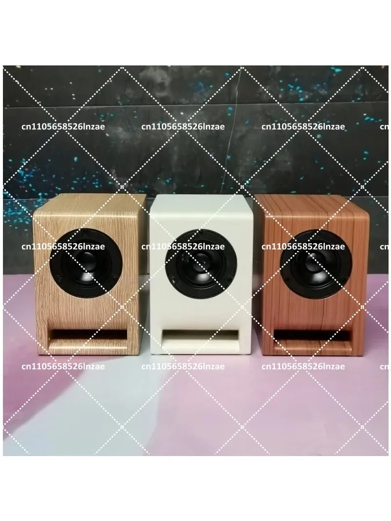 2 3 4 Inch Maze Wooden Speaker Computer Desktop Empty Box Bookshelf Pair