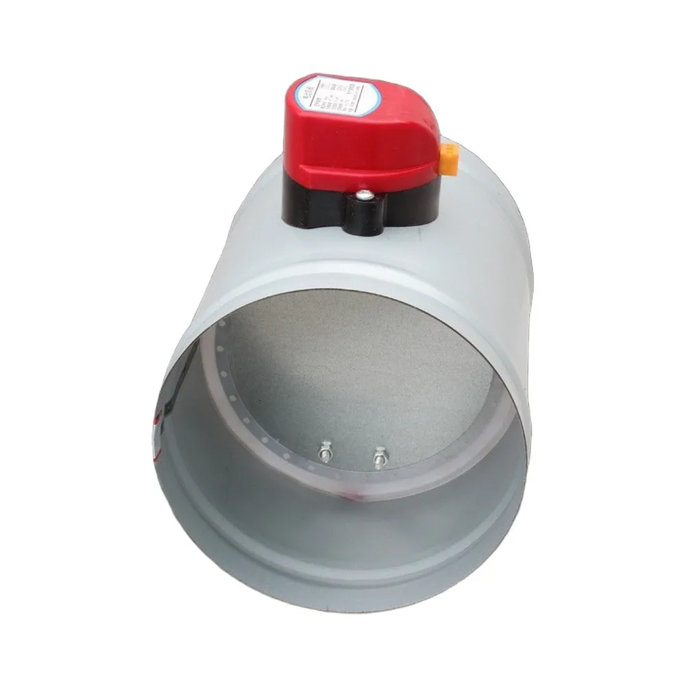 Galvanized Steel Electric Damper 220V for Air for volume Control in HVAC and Industrial Ventilation For 3/4/5/6/8 Inch