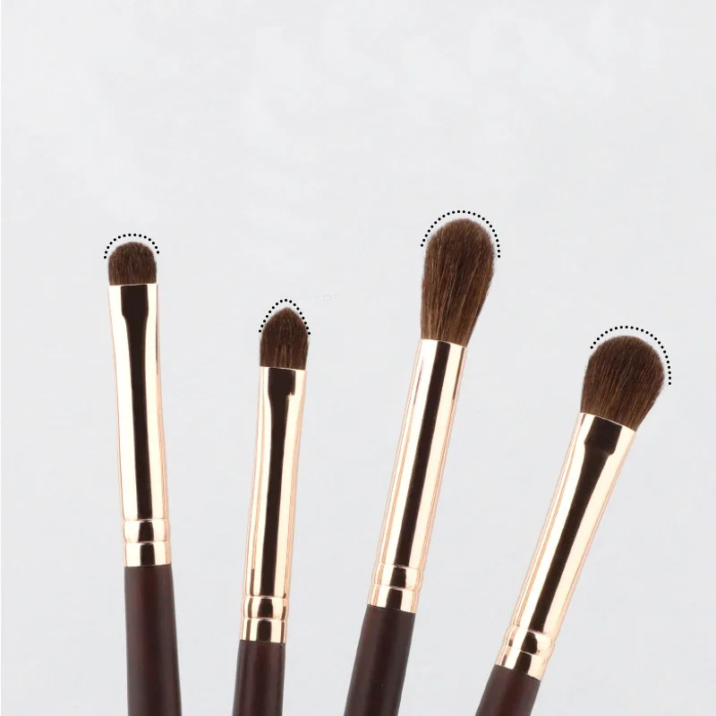 Karsyngirl 1Pcs Horsehair Eye Shadow Makeup Brush Brow Synthetic Highlight Blush Makeup Tools