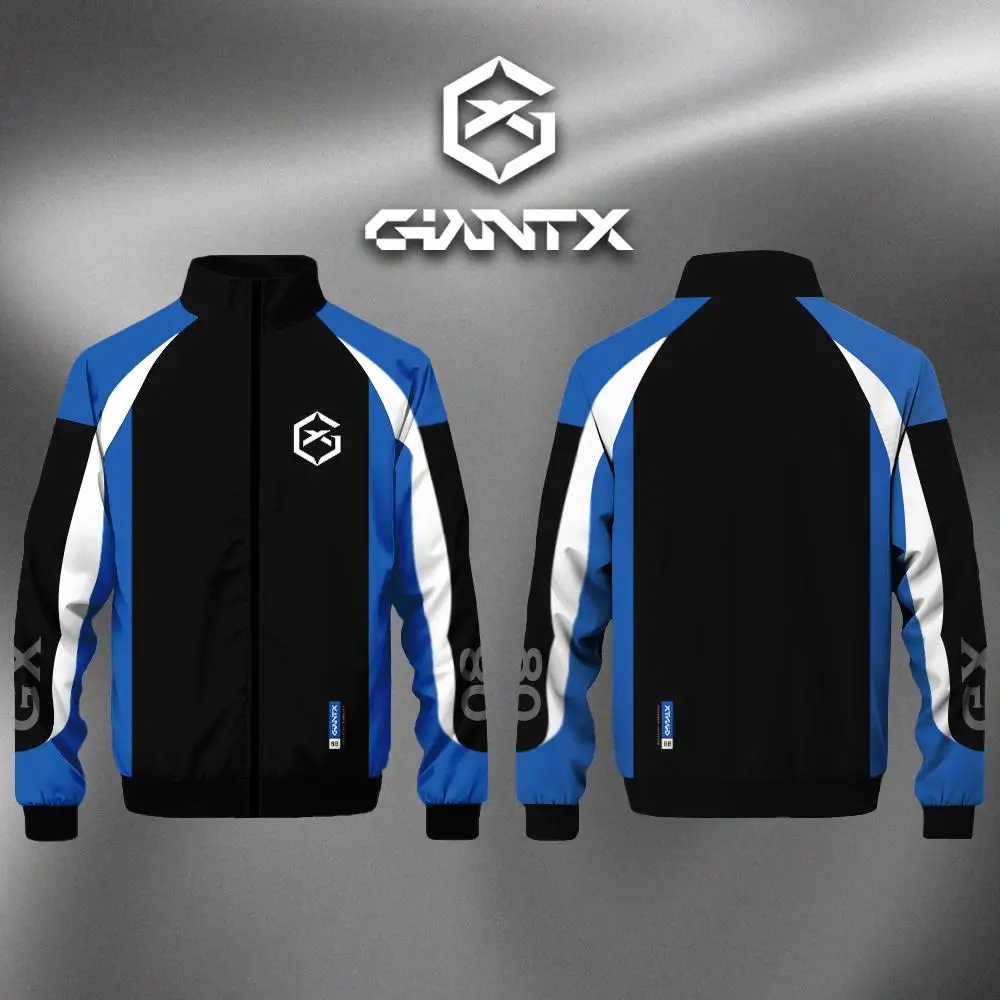 

GIANTX 2026, униформа команды киберспортивного клуба, куртка CSGO, спортивная толстовка на молнии с воротником-стойкой, профессиональная тренировочная майка по лиге