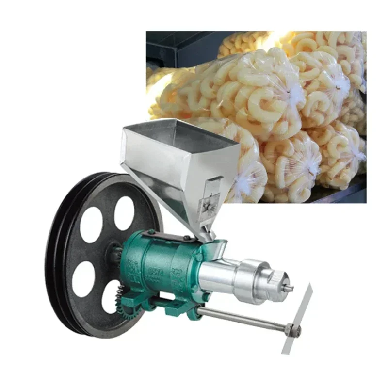 Hot sales Commercial Whole Grains Puffing Extruder Cheese Curly Mini Extruder Machine Maker Puff Corn Stick Machine