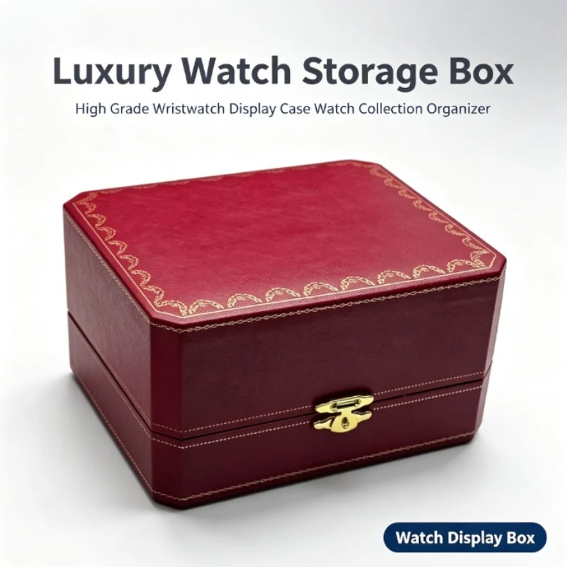 For Watch Display Box Wristwatch Storage Case for Square, Pillow-shaped and Curved Dial Watches Watch Collection Organizer