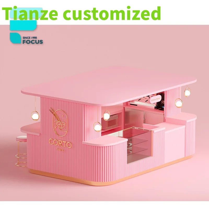 

Customized-Nail Salon Furniture Mirrors Nail Salon Table Beauty Shop Interior Decoration Fashionable Nail Kiosk Mall