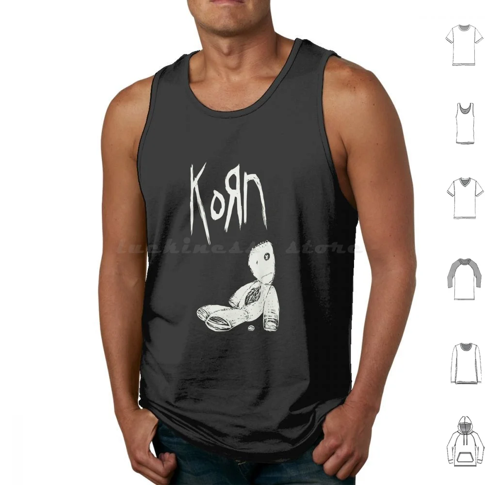 Baby Doll Tank Tops Print Cotton Graffiti Music Korn Art Band Fantasy Korn Metal Art Korn Korn Album Work Project Korn