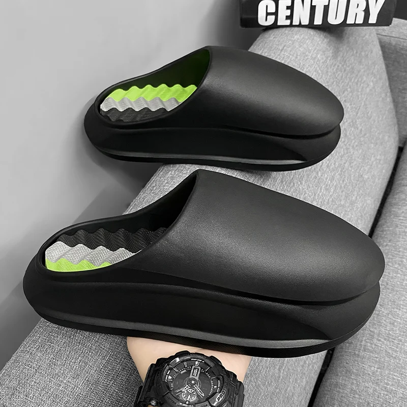 Summer Sandals, Dual-use for Couples, Men and Women, Casual, Odor Proof, Non Slip Beach Slippers for Families and Short Trips.