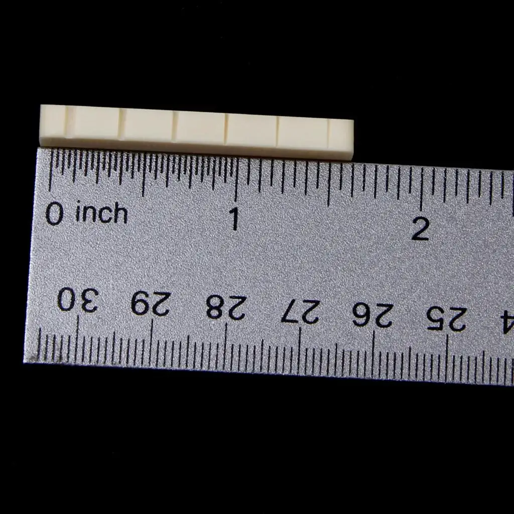 الجاموس العظام مشقوق الجوز استبدال الغيتار الكهربائي العظام الجوز آلة موسيقية جزء لجسر سلسلة الغيتار الكهربائي LP #5