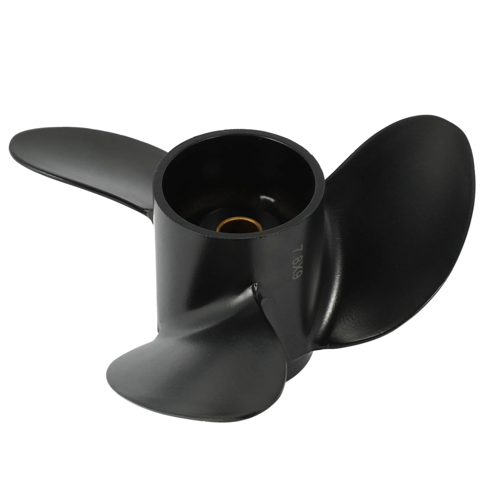 ABHX-7.8 X 9 Outboard Propeller For Tohatsu/Nissan/Mercury Mariner 4-6HP 369B645181 / 48-812951A02 3 Blades view 3