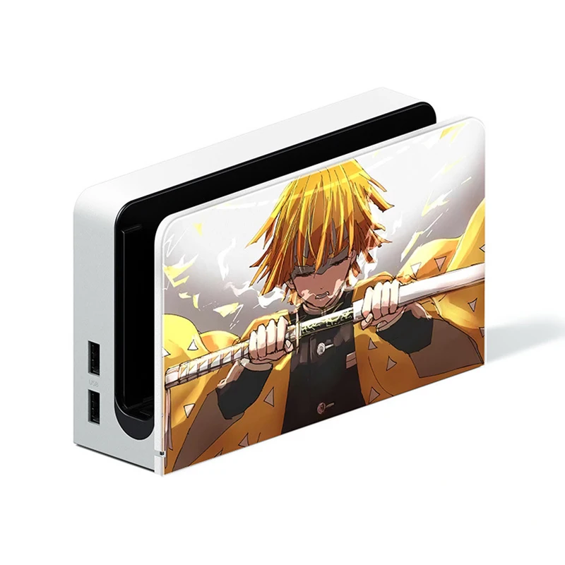 Custodia protettiva per frontalino Anime per Nintendo Switch Oled Dock Station di ricarica custodia decorativa per piastra anteriore di ricambio