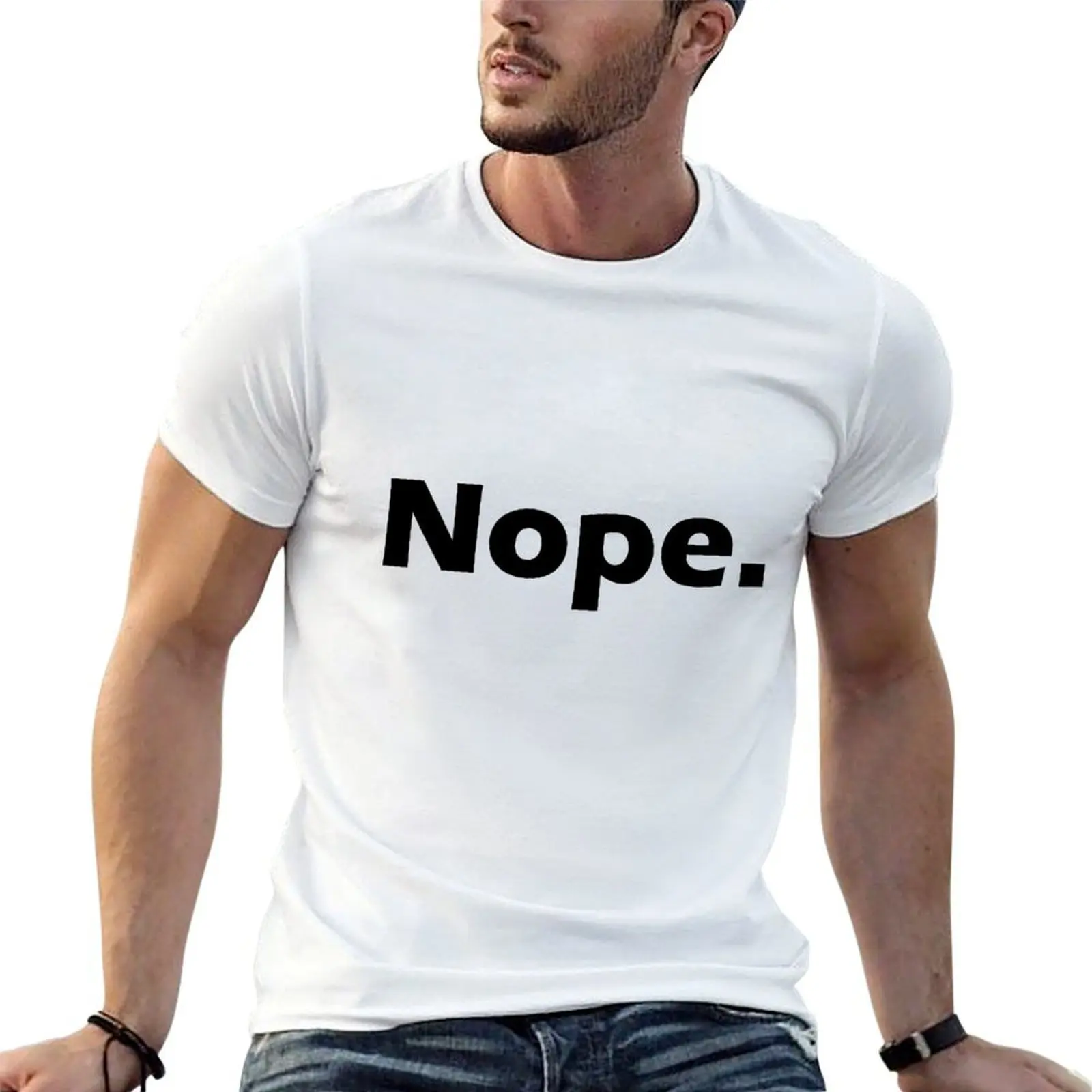 The word that denies absolutely everything. T-Shirt cute clothes Luxury man Short sleeve tee men