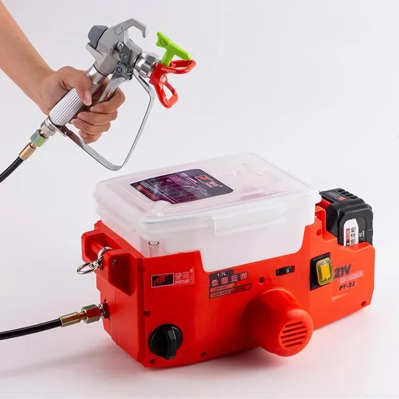 Portable for Airless Sprayer Paint Latex Wall Painting Machne Lithium Battery High-pressure Paint Spraying Machine