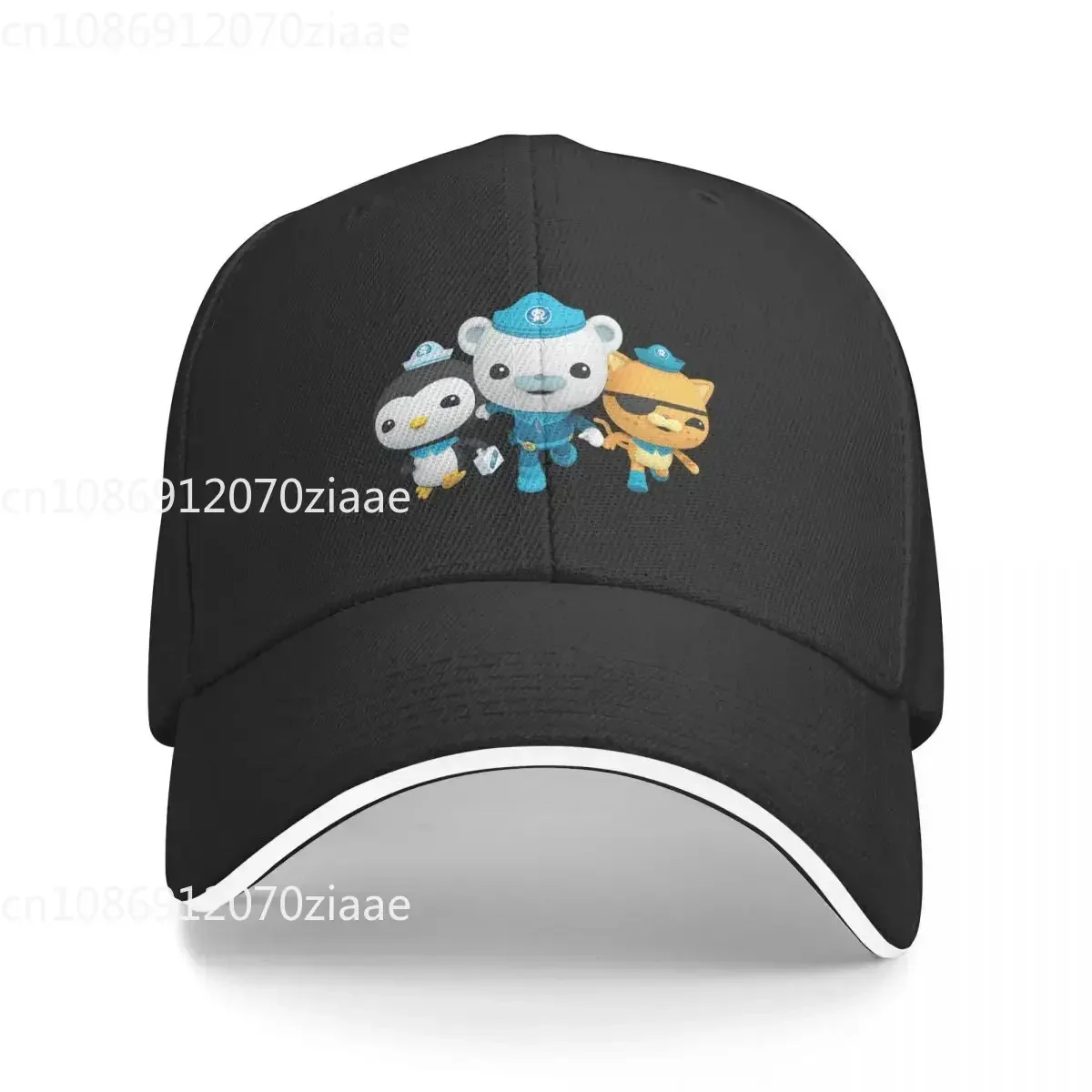 The Octonauts Cartoon Baseball Cap Casual Cute Underwater World Sandwich Hats for Men Women Adjustable Hats Cap Sport